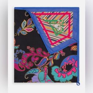 JOHNNY WAS Aldrich Fatima Beach Towel & Bag 40”X70”Reversible Sand Resistant NWT